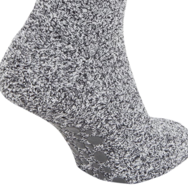 Premium quality extra warm slipper socks with non slip grip. Fibre: 67% Polyester, 31% Polyamide and 2% Elastane.  Perfect for indoor use, keeps you nice and warm. Machine washable.