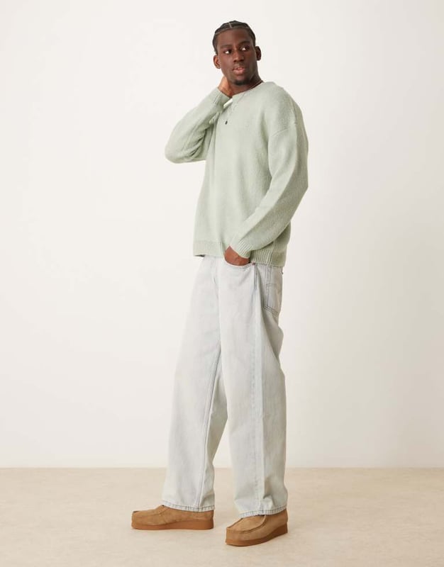 Jumpers & Cardigans by ASOS DESIGN In knit to win knit Plain design Crew neck Drop shoulders Oversized fitSold By: Asos