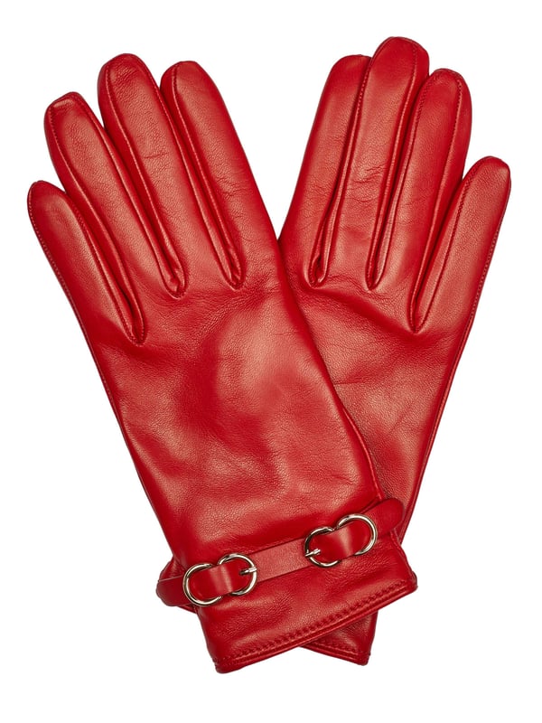 100% piel de cordero; Guante bally; Modelo: 59900224005 F182; Mano de obra de alta calidad; Alimentado; botón de presión; Detalles del logotipo de Bally.