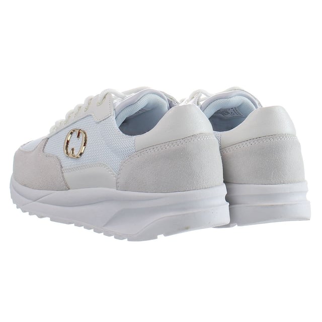 Criminal Damage Chase Lace-Up White Synthetic Mens Trainers CHASE_TRAINER_WHITE