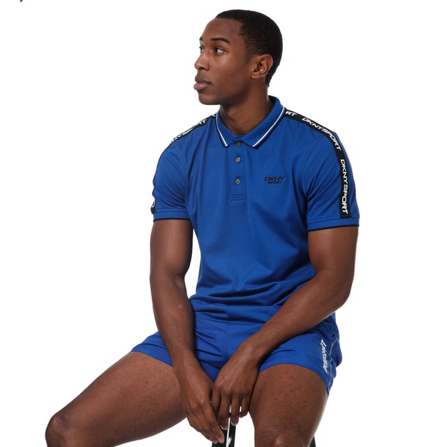 Men s DKNY South Slope Polo in Blue