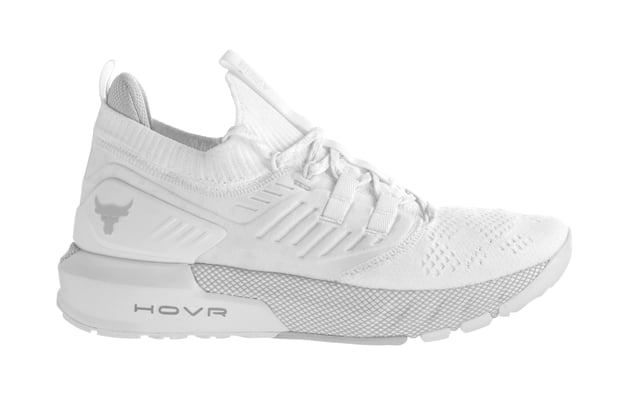 Under Armour Project Rock 3 Wit Heren Hardlooptrainers UA HOVR-technologie zorgt voor een "zwaartekracht"-gevoel dat energieteruggave bevordert waardoor de impact op de grond vermindert
Het compressienet van Energy Web mesh bevat en vormt het UA HOVR-schuim dat de volledige energie van je stappen teruggeeft
De UA TriBase technologie zorgt voor maximaal contact met de grond, bevordert natuurlijke bewegingen en biedt flexibiliteit die zorgt voor maximale tractie bij het afpellen
Het uitzonderlijk comfortabele en duurzame buitenmateriaal zorgt voor maximale stabiliteit op strategische plekken
Verstevigd buitenframe en robuust frame voor extra stabiele grip