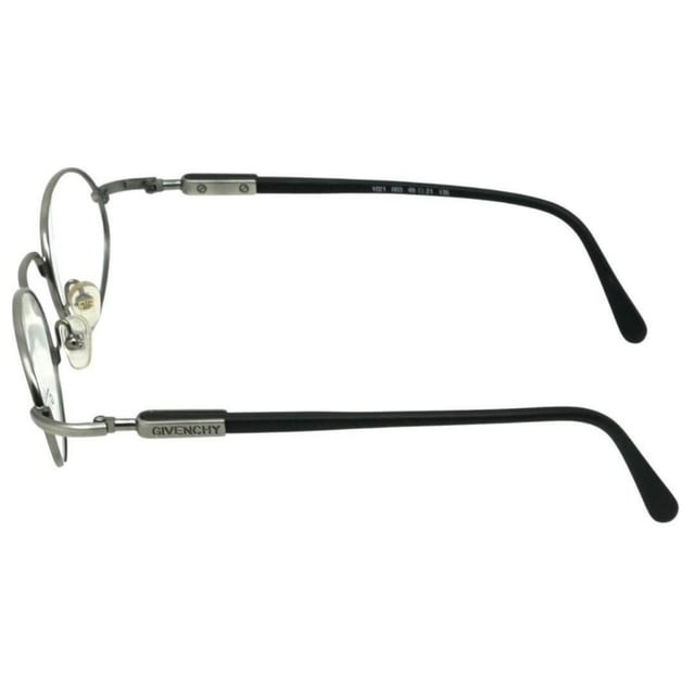 Givenchy 1021 003 Silver Framed Glasses. Lens Width = 49mm. Nose Bridge Width = 21mm. Arm Length = 135mm. Brand New Glasses Frames, please note that these frames do not include a case. Product Code - 1021 003