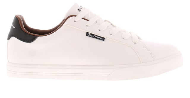 Ben Sherman Mens Shoes Casual Chase white Ben Sherman Mens Shoes Casual Chase White. Synthetic Upper. Synthetic Lining. Rubber Sole. Footwear Sneakers.