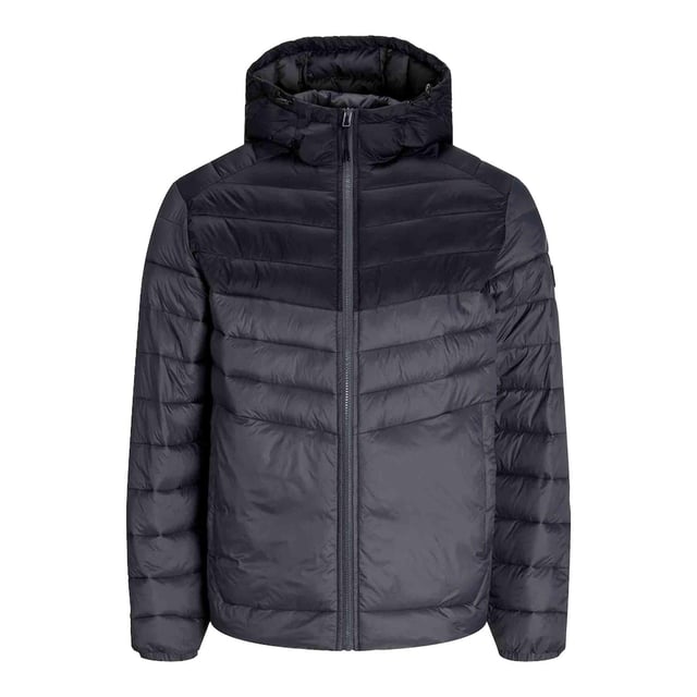 Keep warm and fashionable this winter with the Jack & Jones Men's Windproof Puffer Jacket. This jacket is made of well-constructed 100% nylon and has quilted padding for excellent insulation. Its windproof build protects against harsh weather, and the sleek, modern style makes it appropriate for both casual and semi-formal wear. The high-quality materials and workmanship ensure long-term durability, keeping you comfortable throughout the season. This flexible jacket,  is ideal for outdoor activities and everyday wear, providing a perfect balance of comfort and functionality for the colder months. With its functional features and fashionable appearance, the Jack & Jones Puffer Jacket is a must-have for any winter collection.