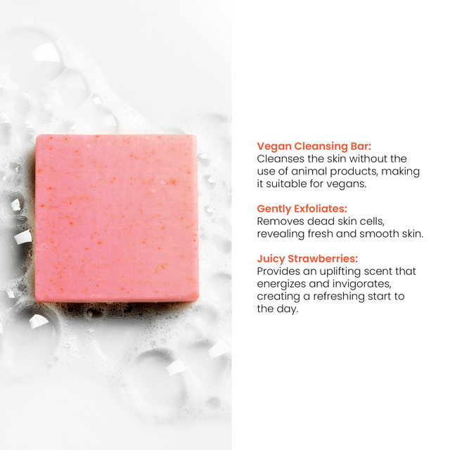 Anti-ageing facial cleansing bar enriched with rose centifolia flower powder for a natural and organic skincare experience. This formula gently cleanses and hydrates the skin, leaving it smooth, radiant, and healthy. Free of harsh chemicals, it promotes a calm and glowing complexion.