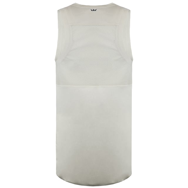 Supra V-Neck Sleeveless Off White Mens Graphic Logo Vest 192180 036