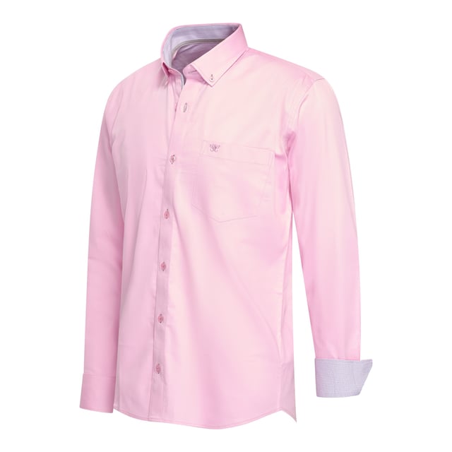 Camisa Cappuccino Italia para hombre. La camisa está hecha de algodón y elastano y tiene un corte regular. El bolsillo del pecho lleva un bonito logotipo de Cappuccino bordado.  Marca: Cappuccino ItaliaNombre del modelo: Stretch Shirt AnconaCategoría: hombreComponentes: algodón, elastanoColor: rosa