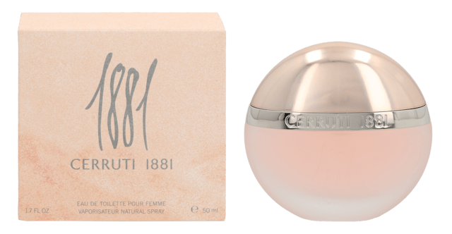 1881 by Cerruti is a floral fragrance for women. Top notes are mimosa, iris, violet, freesia, jasmine, lily-of-the-valley, bergamot and rose. Middle notes are coriander, tuberose, iris, chamomile, galbanum, jasmine, Brazilian rosewood, orange blossom, geranium and narcissus. Base notes are sandalwood, amber, musk, vanilla and cedar. 1881 was launched in 1995.