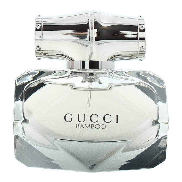Bamboo is a floral woody fragrance by Gucci. Top note is bergamot. Middle notes are ylangylang Casablanca lily and orange blossom. Base notes are amber sandalwood and Tahitian vanilla. Gucci Bamboo was released in 2015.