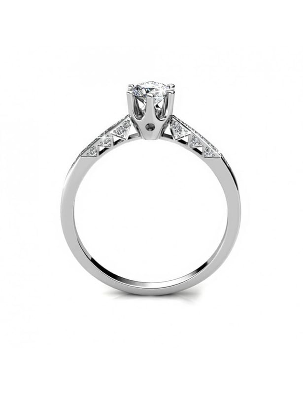 Destiny Ring är ett måste. Lätt att bära tack vare sin mycket fina design och sina många kristaller, den här ringen är för dig. Den perfekta gåvan för att komplettera smyckeskrinet.