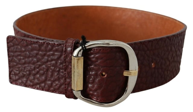 Brand new with tags
  100% Authentic GF Ferre
  Crafted from leather
  Gold and silver tone hardware
  Buckle fastening
  Classic brown color
  Solid pattern
  Logo details
  Made in Italy
Material: Leather