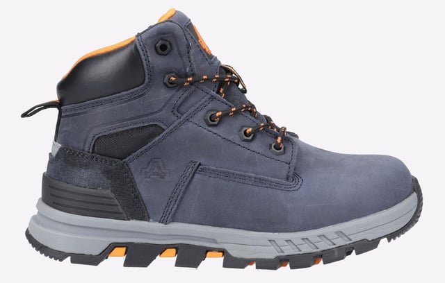 Amblers Safety present these lightweight womens Safety Boots, designed with a water-resistant upper, a deep padded ankle collar, a cushioned footbed, and an EVA midsole.
- Water Resistant Full Grain Nubuck & Crazy Horse Leather Upper- Moulded TPU Heel Chassis to Enhance Support- Reflective Laces and Counter Panel for Extra Visibilty- Deep Padded PU Collar for Extra Comfort- Comfortable, Cushioned and Removable PU Footbed- Lightweight Athletic EVA Midsole- Shock Absorption midsole- Quality Rubber Outsole with technical tread pattern for traction- Non-Marking Rubber Outsole- Outsole Heat Resistant to 300 Degrees- Oil Resistant Outsole