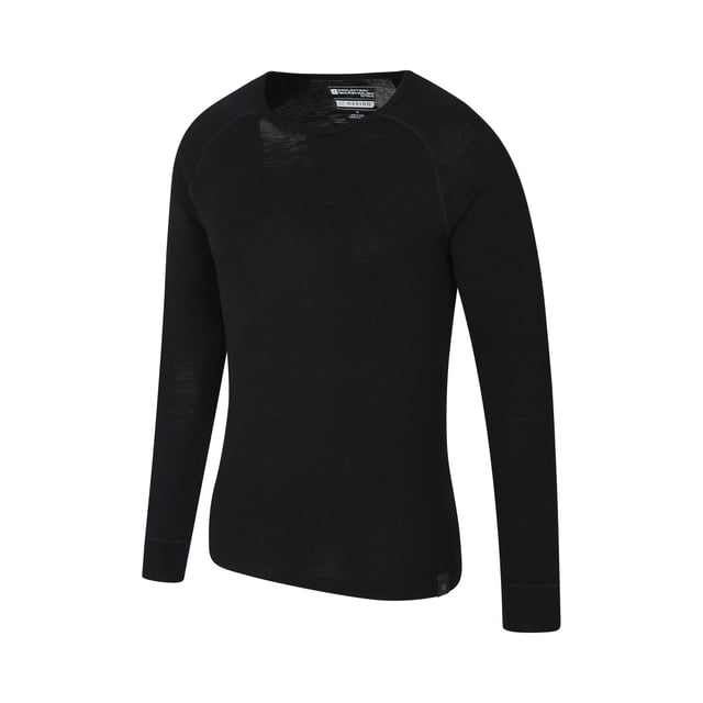 80% Merinowolle, 20% Polyester. Design: Einfarbig. Ärmel-Typ: Langärmelig. Ausschnitt: Runder Ausschnitt. Stoff-Technologie: Antibakteriell, Wärmerückhalt, Hohe Wärmeleistung, Isotherm, Feuchtigkeitsregulierung, Schnell trocknend.