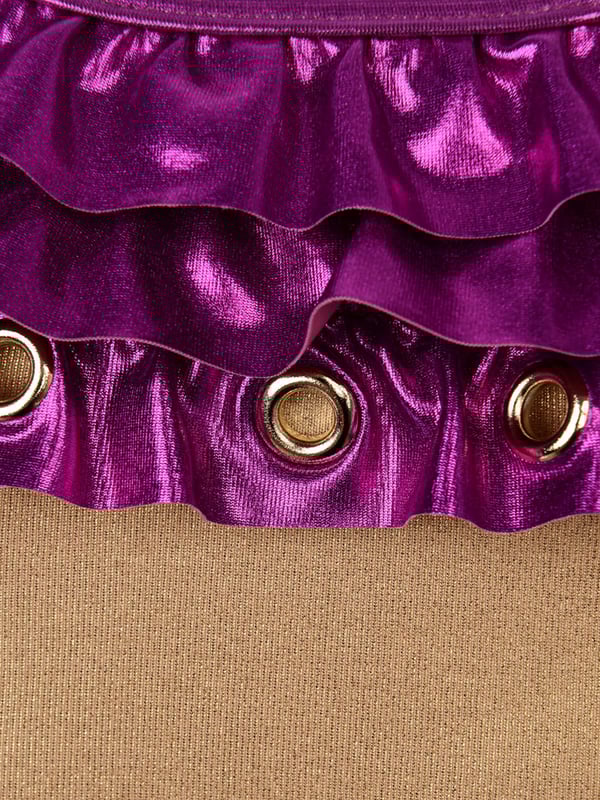Introducing the Girls Almond Swimsuit by Nessi Byrd, a striking addition to your child's swimwear collection. Here are its remarkable features:  Striking Design: The almond colour gives a classic yet trendy charm, making your girl a stunner in every splash.  Utmost Comfort: Fabricated with superior materials ensuring highest comfort during her water-filled exploits. Style Statement: A complete wardrobe makeover for your little diva with this exquisite swimsuit.Purchase the Girls Almond Swimsuit now and let your girl set fashion waves!