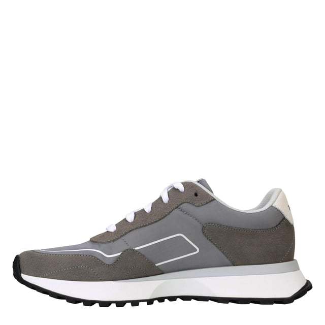 Mens BOSS Jonah Run Trainers in brown.- Suede upper.- Lace-up fastening.- BOSS branding.- Contrasting white rubber sole.- Ref: 50498907241