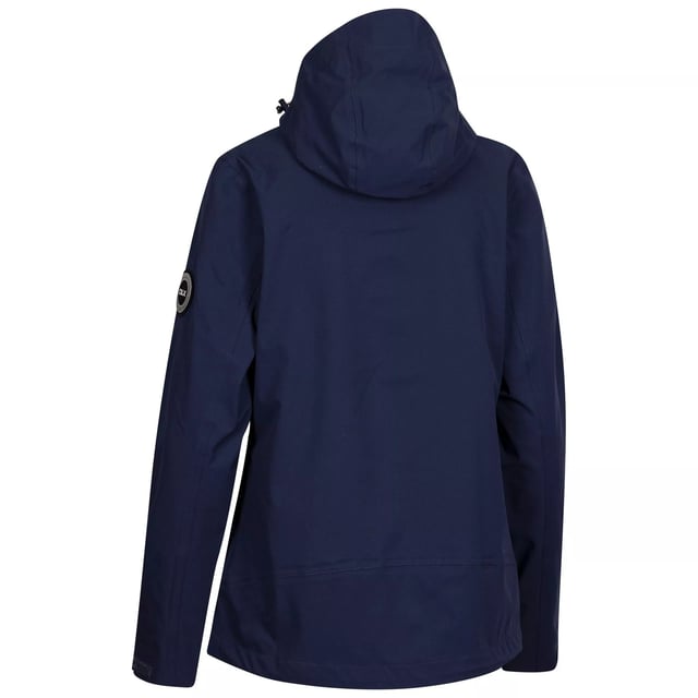 Buitenmaterialen: 100% Polyester TPU Membraan. Voering: 100% polyester. Stof: Geweven. Ontwerp: Contrast gestreept. Stoftechnologie: DLX, winddicht. Manchet: Verstelbaar. Halslijn: Kapitein. Mouwtype: Met lange mouwen. Getapete naden. Functies van de kap: Verstelbaar, Ritssluiting. Zakken: 1 borstzak, waterafstotende rits, contrast, 2 onderzakken, rits. Bevestiging: Volledige ritssluiting. Waterdichte classificatie: 20000mm. 10000g/m²/24hrs. Hem: Verstelbaar, trekkoord.