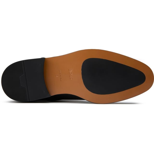 Zapatos derby Boss Derrek de color negro para hombre y suela de goma.