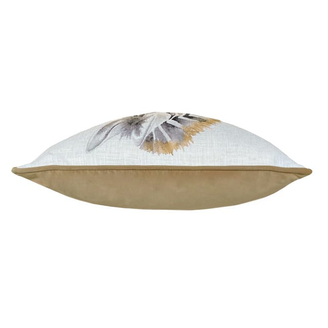 Bring the African jungle to your interior with this Safari inspired cushion. With a beautiful watercolour painting of one of Africa's most distinctive animals, this cushion will sit perfect within any contemporary home with its neutral colour palette and soft piped edging.