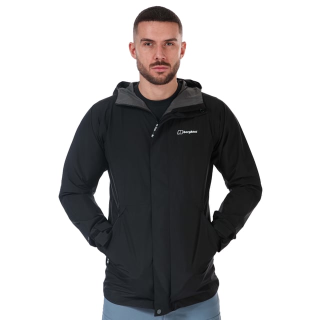 Men's Berghaus Charn Shell Jacket in Black
