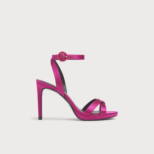 Magenta sandal heels top