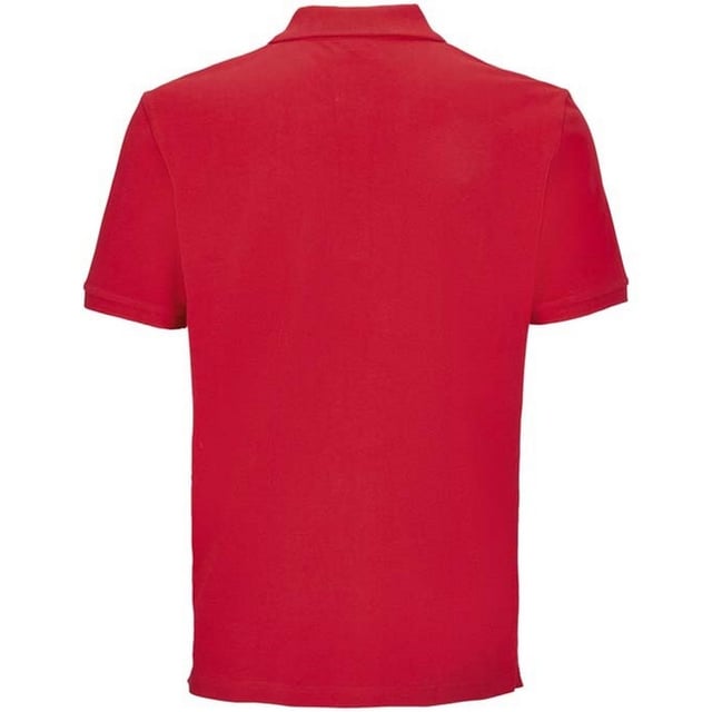 100% Bio-Baumwolle. Gewebe: Piqué. Design: Unifarben. Knopfleiste mit zwei Knöpfen, Verstärkte Seitenschlitze, Selbstgefärbte Knöpfe, Seitennähte, Ausschnitt mit Band, Größenetikett ohne Markennamen. GSM (Gramm pro Quadratmeter): 210. Nachhaltigkeit: ACCORD, Amfori-Freigabe, BSCI, Fair Wear geprüft, Oeko-Tex Standard 100 zertifiziert, PETA-geprüftes Vegan, REACH, SAC Genehmigt. Bündchen: gerippt. gerippt, Schaftrand zum Umklappen. Kurzärmlig. Saum: Doppelnähte.