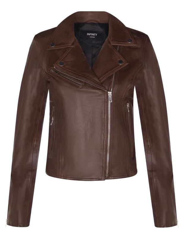 Elevate your style with our timeless best-selling jacket, celebrated for its minimalistic design that never goes out of fashion. Here's why it's a must-have:  
Iconic Minimalism: This jacket's enduring popularity stems from its understated elegance. Its front features just three subtle pockets, each adorned with hand-polished metal hardware zips, creating an effortlessly stylish and minimalistic look. 
Classic Brando Style: Emulating the iconic Marlon Brando jacket from the 1950s, it boasts a double-breasted design with a wide notched lapel and an off-centered YKK zip, paying homage to the timeless fashion icon. 
Color Variety: Choose from a range of colorways to suit your preferences, whether you opt for bold shades like yellow, red, and green, or classic hues like black, tan, and chestnut. 
Premium Material: Crafted from 100% premium ultra-soft nappa leather, this jacket offers both luxury and comfort. 
Tailored Fit: Designed with a slim fit and a shorter length, it complements your body's shape and provides a modern and flattering silhouette.  Furnished with three zipped exterior pockets and zipped cuffs, this jacket combines practicality with enduring style, making it a versatile addition to your wardrobe.