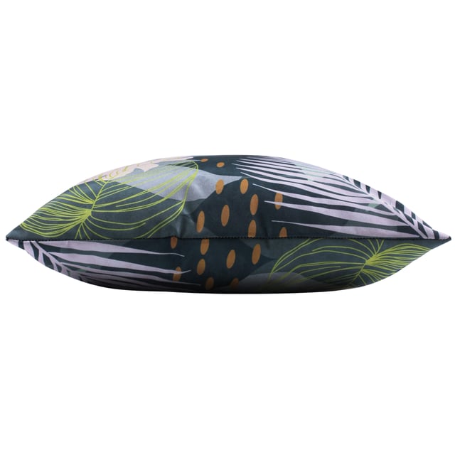 Featuring a bold and abstract design of palm leaves. There is a fully reversible design in pastel pinks and bright green's will instantly freshen up your outdoor space.