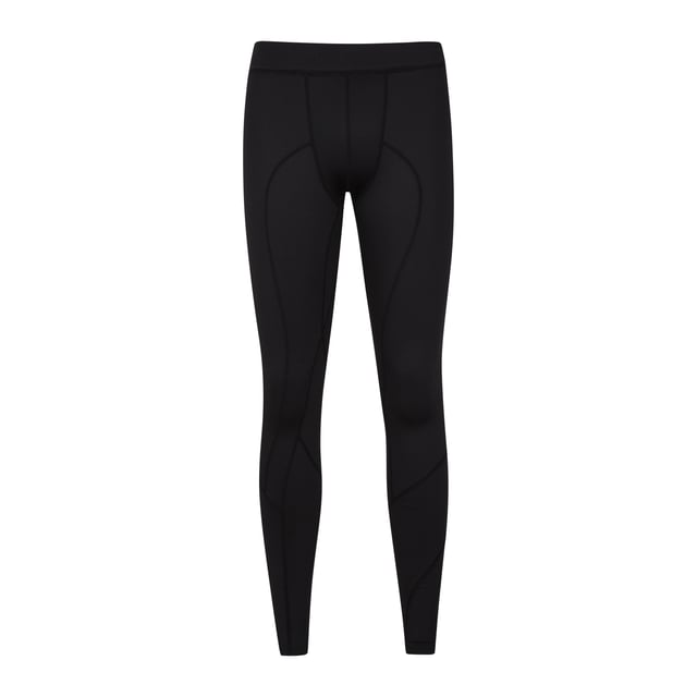 Plain black running leggings top