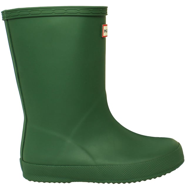 Let your child step out in vibrant style with the Hunter Original First Kids Wellington Boots. These iconic boots are a miniature version of the classic adult style, ensuring your little one stays fashionable while exploring the great outdoors. The bold color adds a playful touch to rainy days, making these boots a must-have for every young adventurer.

Key Features:

 Durable Construction:  Crafted from high-quality rubber, these boots are built to withstand the rigors of active play. The durable material ensures longevity and resilience, making them perfect for puddle-jumping and outdoor escapades.

 Waterproof Design:   Keep your child's feet dry in any weather with the fully waterproof construction. The boots are designed to withstand rain, mud, and puddles, making them ideal for all-season wear.

 Comfortable Fit:   The boots feature a comfortable fit to keep your child's feet happy during extended play. The orthopedic design provides excellent support, and the adjustable strap allows for a customized fit.

 Easy On and Off:   Designed with little ones in mind, these boots feature a convenient pull-on style. The wide opening and pull tabs make it easy for kids to put on and take off their boots independently.

 Grip Soles:   The slip-resistant sole provides excellent traction, ensuring stability on various surfaces. Whether on wet sidewalks or muddy trails, your child can confidently explore while staying sure-footed.

 Reflective Details:   For added safety, the boots incorporate reflective details. These details enhance visibility in low-light conditions, making them a practical choice for evening adventures.

 Iconic Branding:   Featuring the iconic Hunter logo on the front, these boots showcase the renowned quality and style associated with the Hunter brand.

Invest in the Hunter Original First Kids Wellington Boots â€“ a perfect combination of style, durability, and functionality that will have your child excited to tackle any rainy day with confidence.