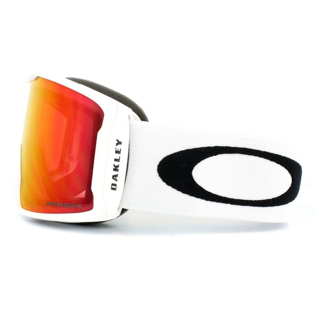 Oakley Ski Goggles Line Miner OO7070-13 Matt White Prizm Torch Iridium were designed to give extended peripherals views buy pulling the goggle closer to the face than other models which gives awesome downward and side to side views. The frame features discreet notches to allow for most prescription eyewear to still be worn. Triple-layer face foam adds wind protection and is removable as is the strap.