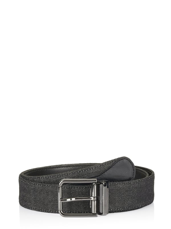 50% kalfsleer, 50% katoen; Dolce & Gabbana-riem; Model: BC4348 AJ929 59; Zacht leer; Individueel in te korten; Breedte: 3 cm; Dolce & Gabbana-logodetails