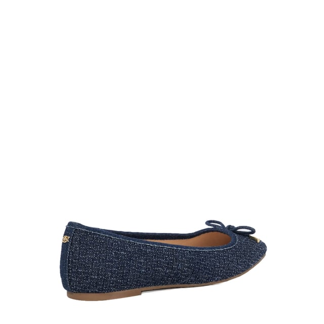 Dune Ladies Harries - Woven Slip On Ballet Flats Embrace comfort and style every time with Harries, ballet flats decorated with a classic bowl detail on the rounded toe. Crafted from premium fabrics with a woven finish, they're the perfect go-to for everyday wear.