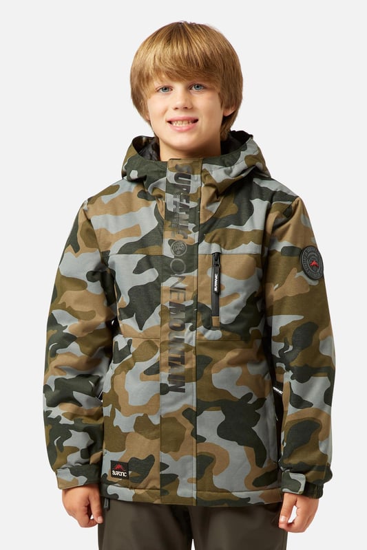 Boys camo ski jacket sale