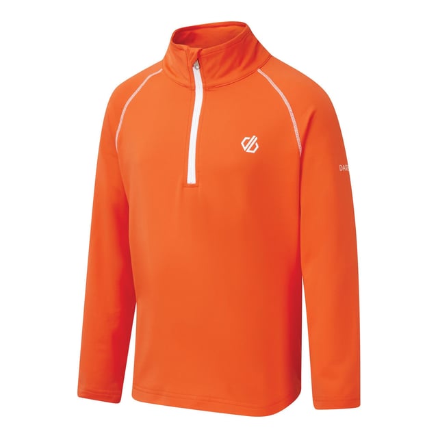 97% Polyester, 3% Elastane. Fabric: Brushed. Design: Logo. Sleeve-Type: Raglan. Neckline: Zip. Fabric Technology: Four Way Stretch, Lightweight, Quick Dry.