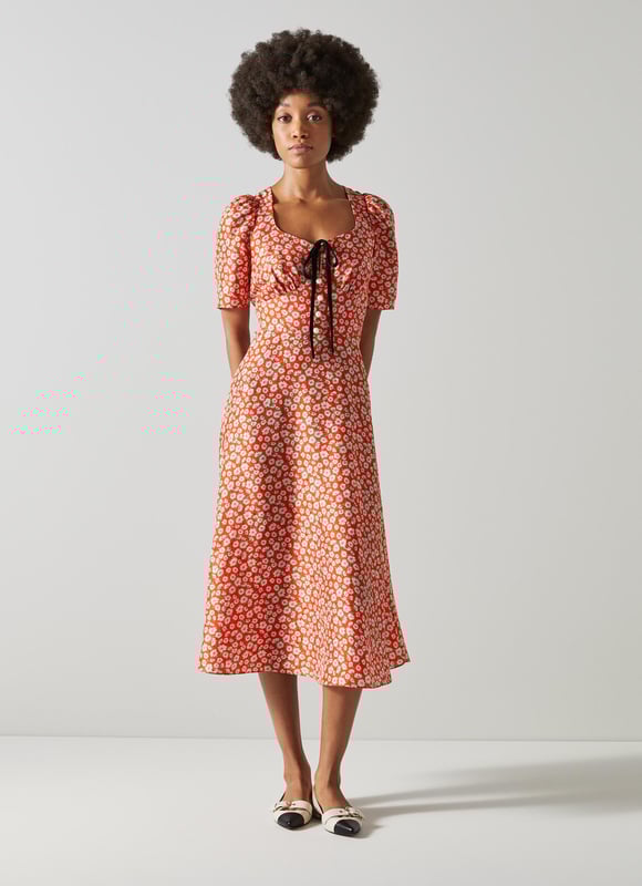 LK Bennett Julien Dresses Red