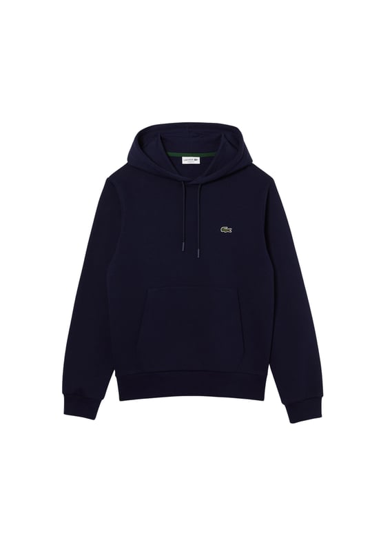 Trendy, warm, lightweight: a must-have for the crocodile wardrobe. Plain-coloured hooded sweatshirt with a kangaroo pocket and logo patch in a modern silhouette.