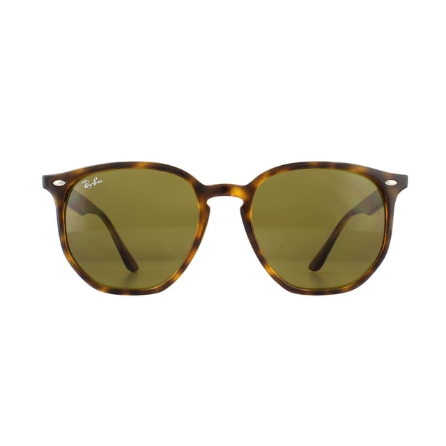 Ray-Ban Sunglasses RB4306 710/73 Havana Brown B-15 actually have a hexagonal angled shape to the front with a unique modern twist to the traditional round style for a contemporary fresh look.