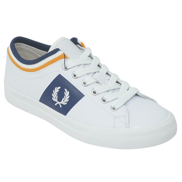 Fred perry underspin leather trainers deals