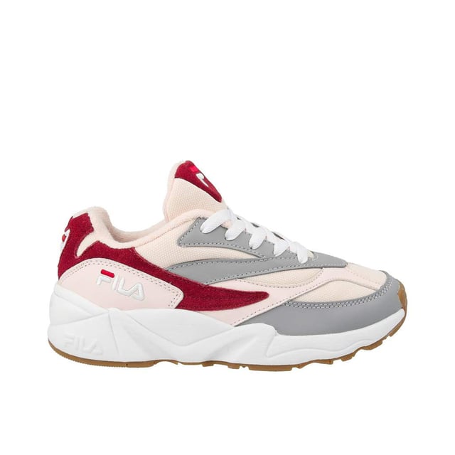 Fila trainers grey and pink hot sale