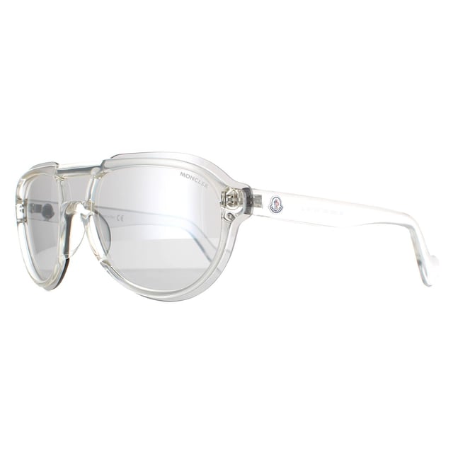 Moncler Round Unisex Crystal Grijs Mirror ML0055 ML0055 zijn een strak ronde ontwerp gemaakt van lichtgewicht acetaat. De dubbele brug voegt extra comfort toe, terwijl het Moncler -logo op de tempels voor authenticiteit is.