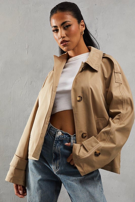 Cropped aviator top
