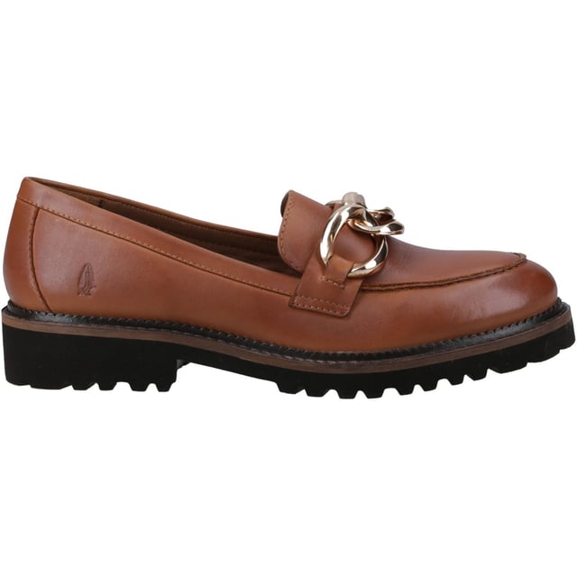 Hush Puppies Gianna Leather Women's Tan Loafers Quality leather and comfortable slip on design come together in the Gianna loafer, with its memory foam comfort insole and Zero G lightweight sole these are the perfect daily choice