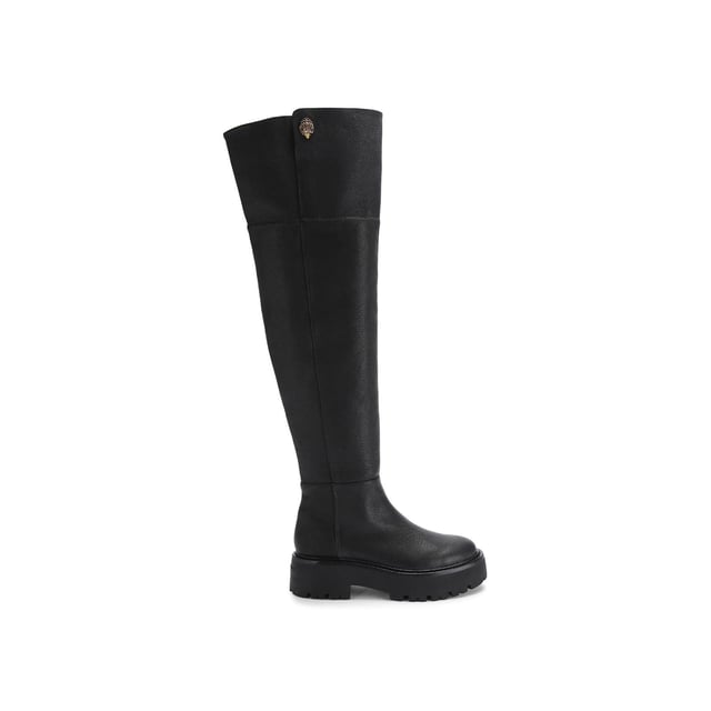 Kurt Geiger London Leather Shoreditch Otk Chunky Boots