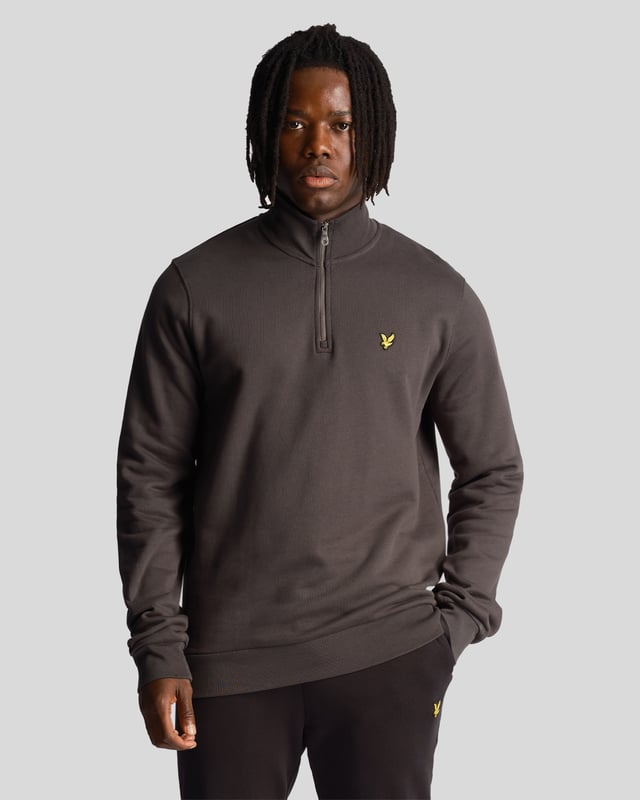 Dark grey top quarter zip