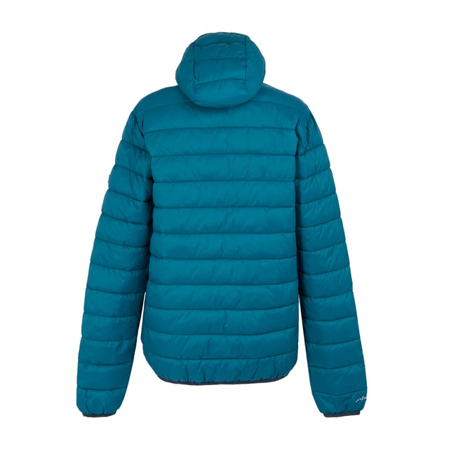 100% Polyamide. Fabric: Baffled, Synthetic Down Touch. Design: Logo. Fabric Technology: DWR Finish, Insulating, Lightweight. Neckline: Hooded. Sleeve-Type: Long-Sleeved. Padded. Cuff: Stretch Binding. Hood Features: Grown On Hood, Stretch Binding. Pockets: 2 Lower Pockets, Zip. Fastening: Full Zip. Hem: Stretch Binding. Denier: 20D. Sustainability: Feather-Free, Made from Recycled Materials. S: 38 in. M: 40 in. L: 42 in. XL: 44 in. XXL: 48 in. 3XL: 51 in.