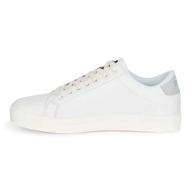 PME Legend Turnschuhe für ihn. Die Turnschuhe sind aus hochwertigem Kunstleder und Textil gefertigt. Der Turnschuh hat eine herausnehmbare EVA-Einlegesohle, die für eine angenehme Dämpfung sorgt.  Marke: PME LegendModellname: CariorKategorie: Herren-SneakerMaterialien: Kunstleder/TextilFarbe: weiß