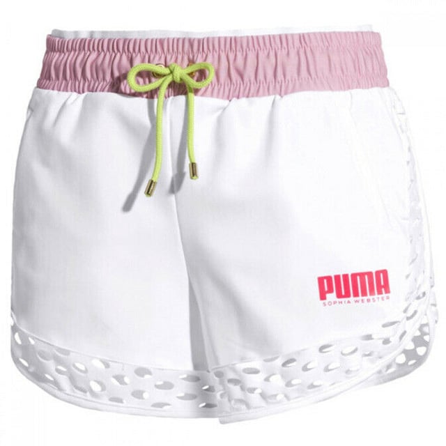 Puma x Sophia Webster Shorts Lässige Trainingshose Weiß 578558 02