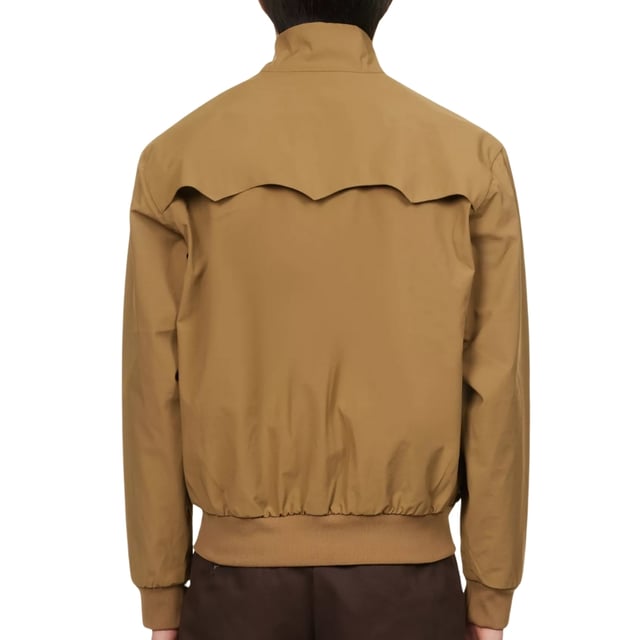 Fred Perry Bonded Zip Through Brown Jacket