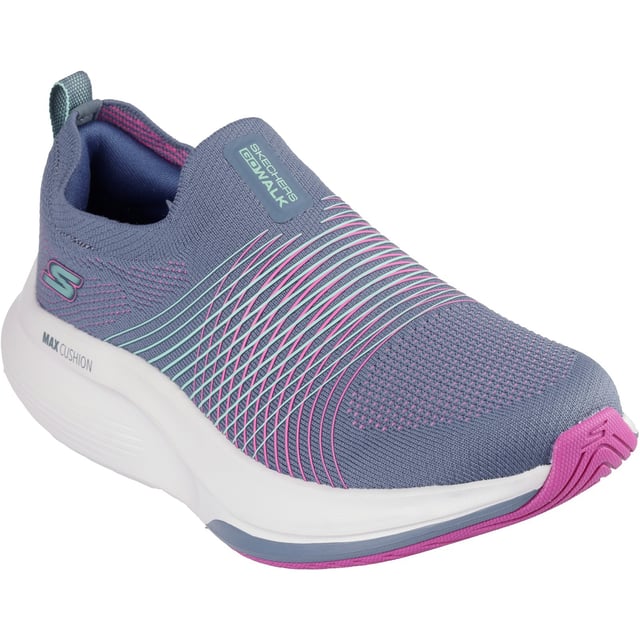 GO WALK Max Walker Sally Schuhe Genießen Sie maximalen Komfort mit klassischem Stil in Skechers GO WALK Max Walker - Sally. Dieser innovative Laufschuh hat ein Obermaterial aus Strick mit haptischem Aufdruck und eine Skechers Air-Cooled Goga Mat Einlegesohle.